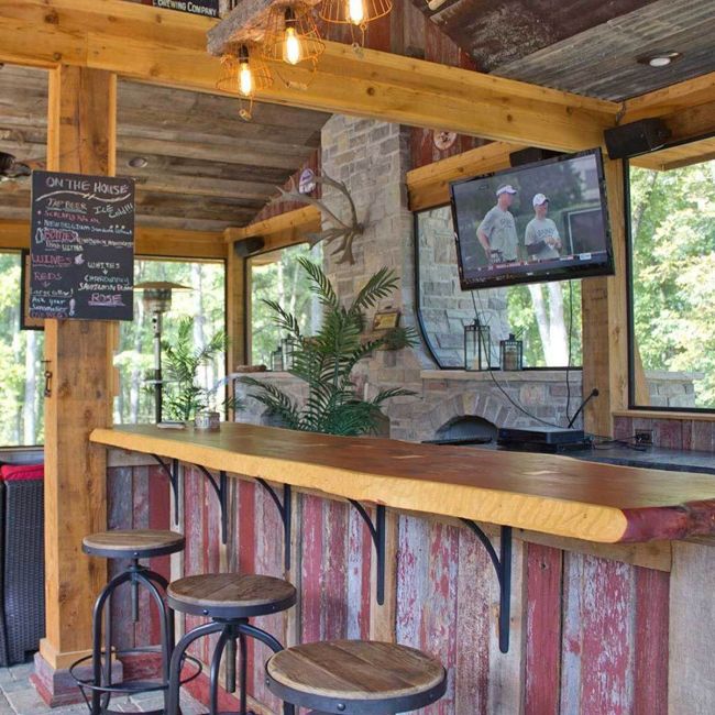 outdoor bar ideas for home