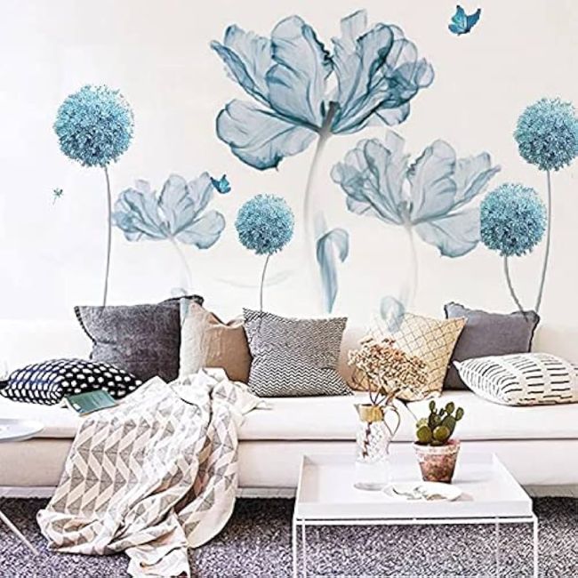 removable flower wall decal