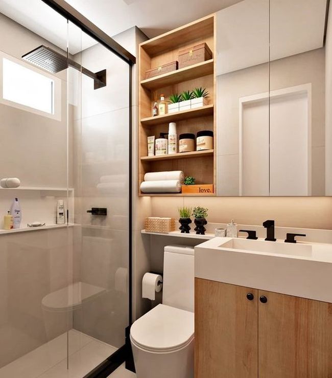 bathroom with contemporary design