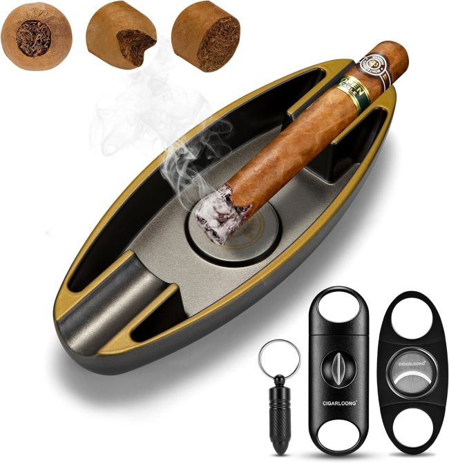 portable cigar travel ashtray